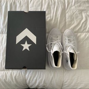 Converse white Chuck Taylor All Star Move sneakers